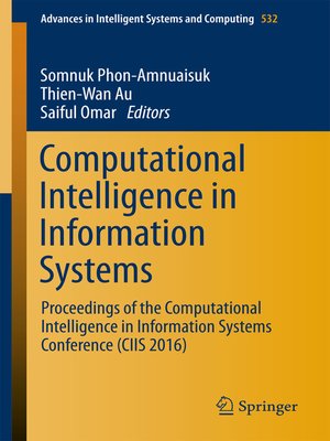 cover image of Computational Intelligence in Information Systems